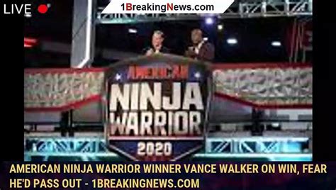 American Ninja Warrior winner Vance Walker on win, fear he'd .